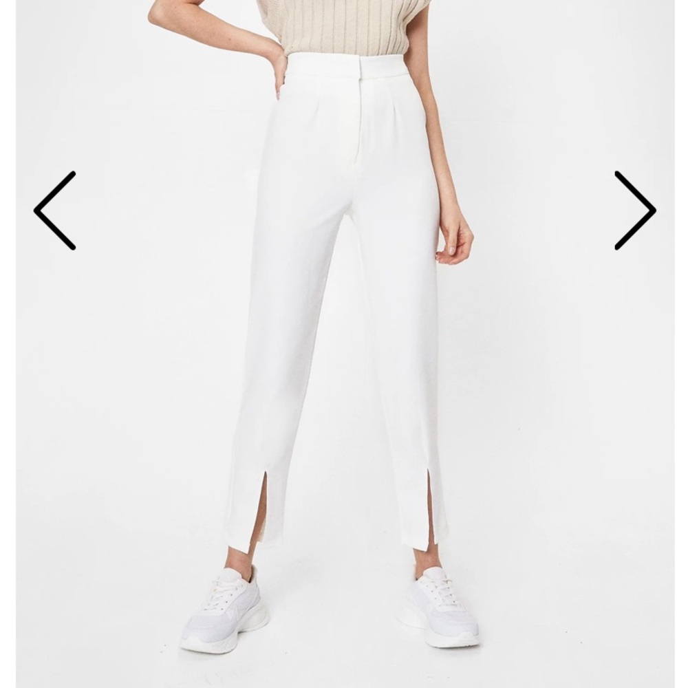 Brand new w/ tags High wasted pant with front slit